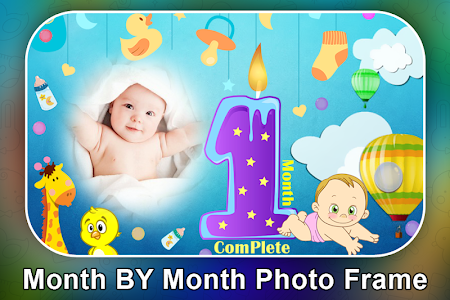 Baby Month Photo Frame Collage Unknown