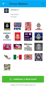 Imágen 4 Chivas Guadalajara Stickers android