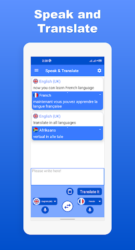 Speak and Translate Screen 3