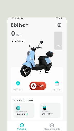 Android application Ebiker screenshort