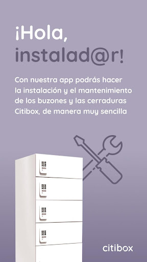 Android application Citibox Instaladores screenshort