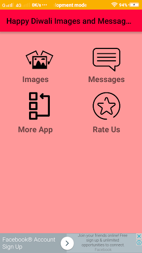 Android application Happy Diwali Images & Wishes screenshort