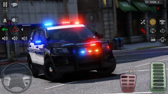 Police Car Chase-Police Game