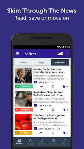 Australian Local & World News Screen 3