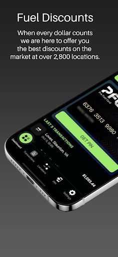Android application Pro Fuel Card screenshort