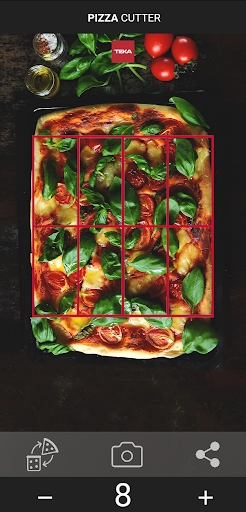 Android application Pizza Cutter by Teka screenshort