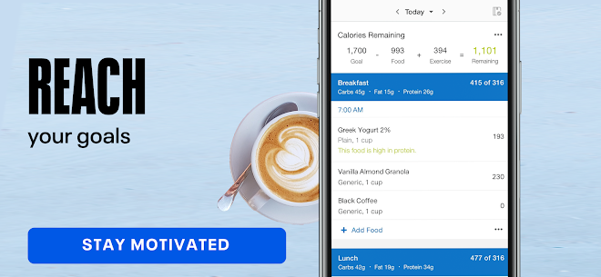Calorie Counter Mod Apk- MyFitnessPal [SUBSCRIBED] Download 4