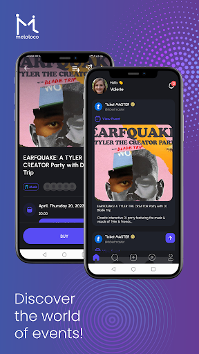 Android application Melaloco screenshort