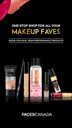 Android application Faces Canada: Shop Makeup screenshort