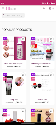 KBS Nail Zone Screen 2