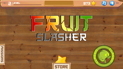Android application Fruit Slasher screenshort