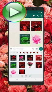 Blumen-Aufkleber GIF