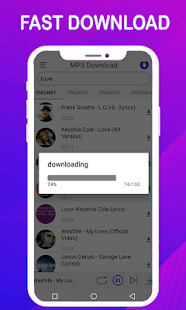 MP3 Music Downloader (No Ads) Screenshot