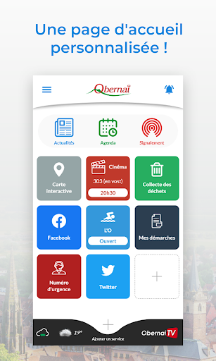 Android application Obernai screenshort
