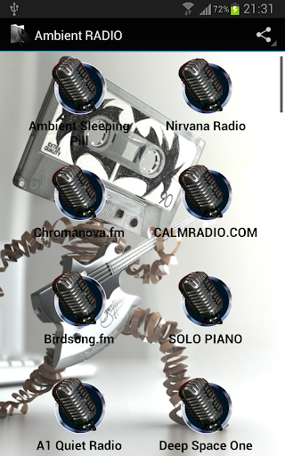 Android application Ambient RADIO screenshort