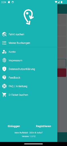 Mein RufMobil Screen 2