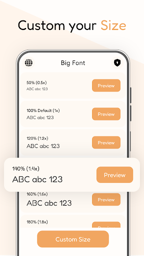 Big Font  Change Font Size