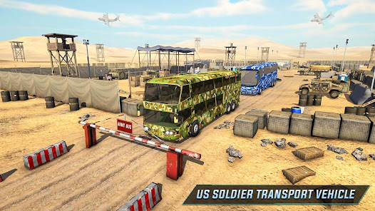Army Bus Transport Sim: Offline Mission Games 2021 v1.1 (Unlocked) Gallery 5