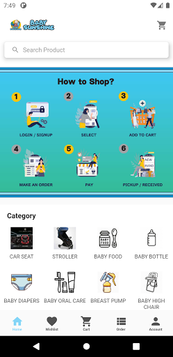 Android application Baby Sunshine screenshort