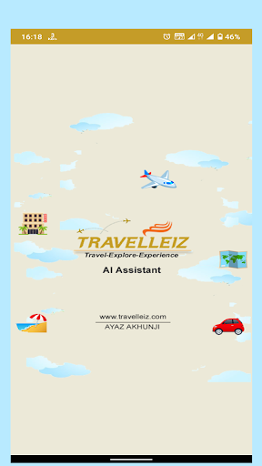 Android application Travel AI Assistant screenshort