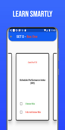 PMP Keyword Flashcards Screen 3