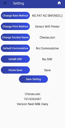 Android application Milk Collection App Off screenshort