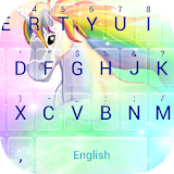 Rainbow Unicorn Theme&Emoji Keyboard icon