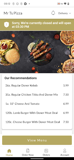 Mr Ts Pizza Screen 2