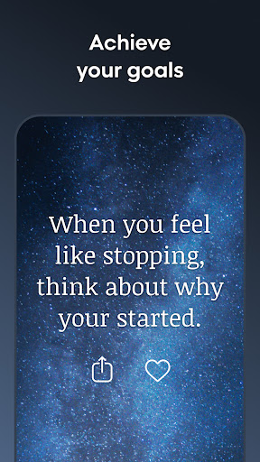 Screenshot of Motivation - Daily quotes