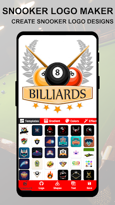 Snooker Logo Maker : Billiardのおすすめ画像1