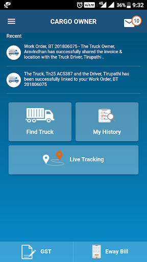 Android application Bigtruck Master App - Online T screenshort
