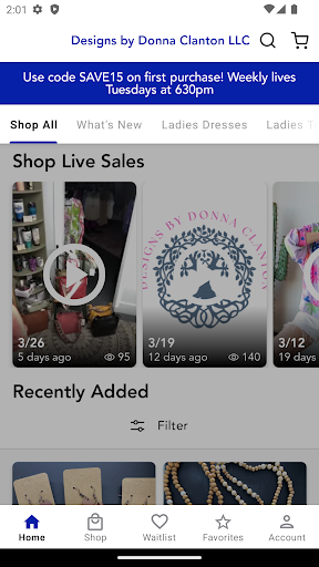 Android application Designs by Donna Clanton LLC screenshort