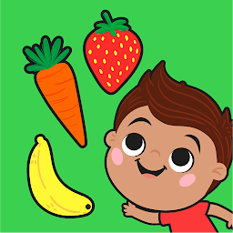 아이들을 위한 과일과 야채 게임을 배우십시오 아이콘 이미지