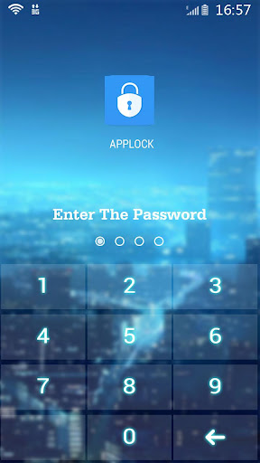 AppLock Theme Night City Screen 2