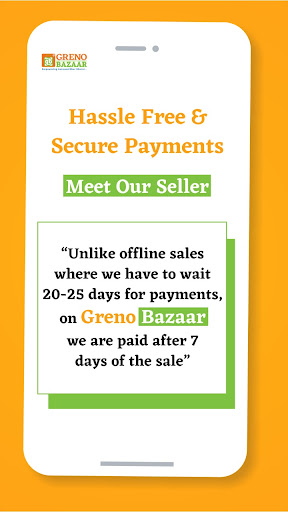 Greno Bazaar Seller Screen 3