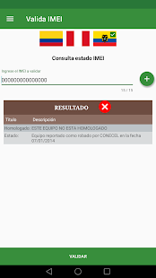 Valida IMEI Screenshot