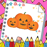 Cover Image of Download Offline Halloween Coloring App  APK
