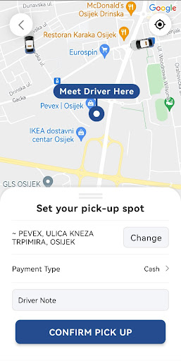 Osječki taxi Screen 3