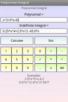 screenshot of Polynomials Math