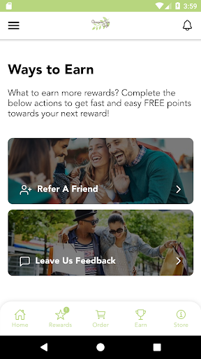 Android application Cinnamon Tree Cafe Rewards screenshort
