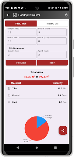 Construction Calculators Screenshot 4 - AppWisp.com