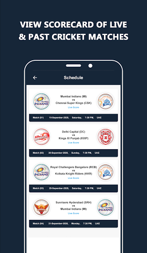 Dream IPL 2021  IPL Live Score