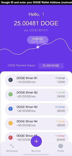 DOGE Miner by NVSのおすすめ画像5