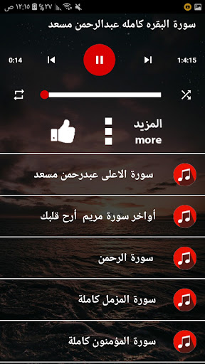 قران عبدالرحمن مسعد بدون نت