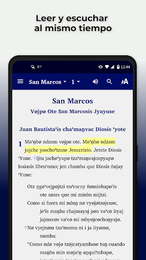 Android application Zoque Francisco León Bible screenshort