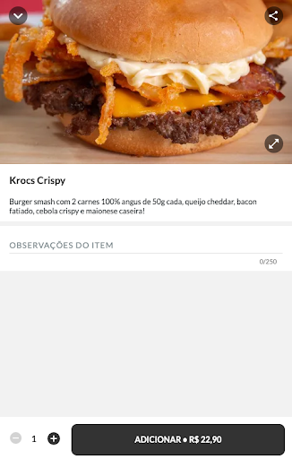 Krocs Burger Screen 2
