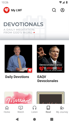 Screenshot of Love Worth Finding Ministries