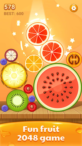 Crazy Fruits 2048 Game Mobile Game