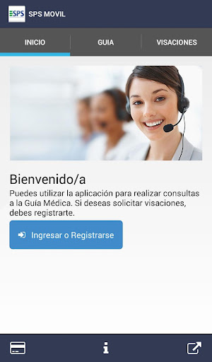 Android application SPS Móvil screenshort
