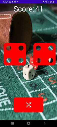 Android application Dice Game Red Dice screenshort